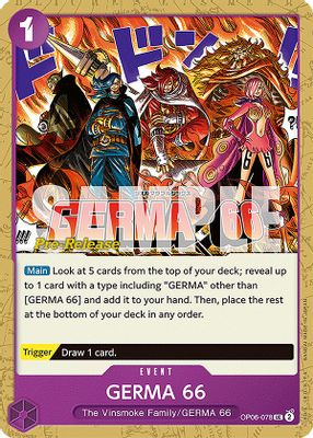GERMA 66 OP06-078 card