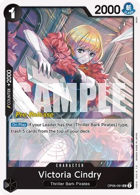 Victoria Cindry OP06-091 card