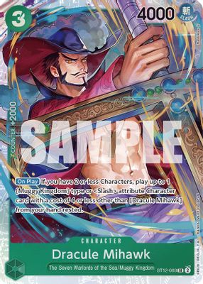 Dracule Mihawk ST12-003 card
