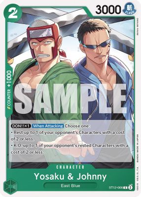 Yosaku & Johnny ST12-006 card