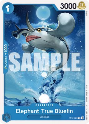 Elephant True Bluefin ST12-009 card