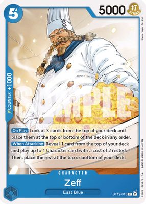 Zeff ST12-013 card