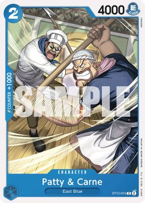 Patty & Carne ST12-015 card