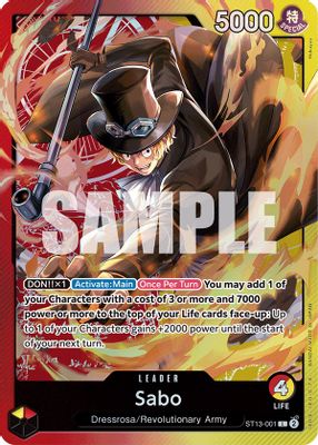 Sabo ST13-001 card