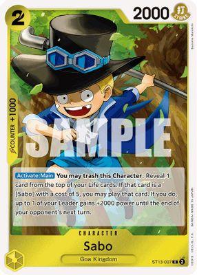 Sabo ST13-007 card