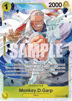 Monkey.D.Garp ST13-013 card