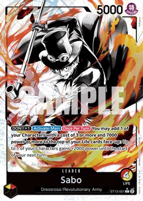 Sabo ST13-001 card