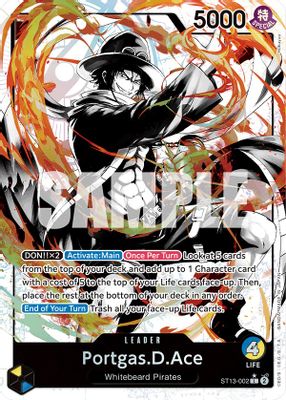 Portgas.D.Ace ST13-002 card