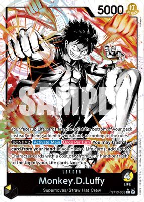 Monkey.D.Luffy ST13-003 card