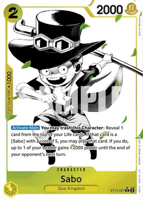 Sabo ST13-007 card