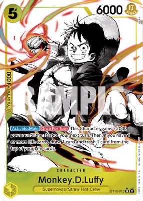 Monkey.D.Luffy ST13-015 card
