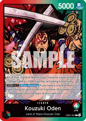 Kouzuki Oden EB01-001 card
