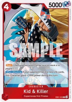 Kid & Killer EB01-003 card