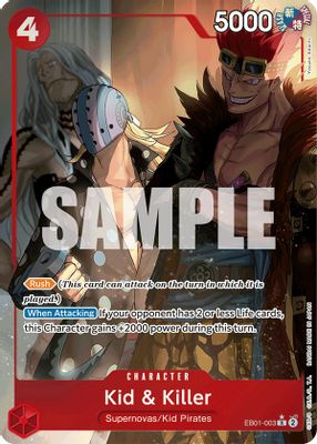 Kid & Killer EB01-003 card