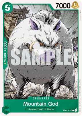 Mountain God EB01-018 card