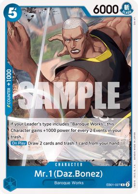 Mr. 1 EB01-027 card