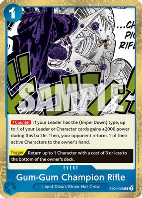 Gum-Gum Champion Rifle EB01-028 card