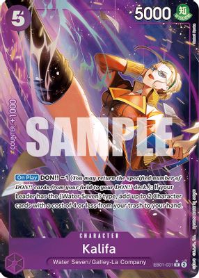 Kalifa EB01-031 card