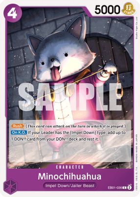 Minochihuahua EB01-036 card