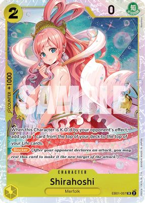 Shirahoshi EB01-057 card