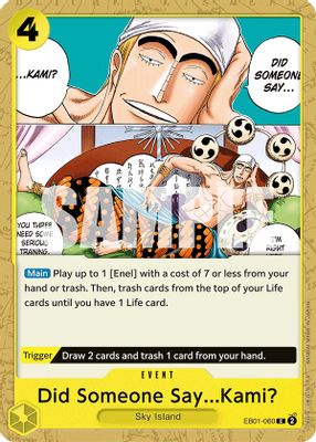 Did Someone Say...Kami? EB01-060 card