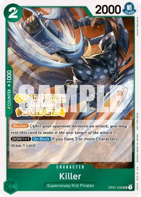Killer OP01-039 card
