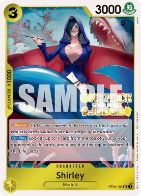 Shirley OP03-104 card