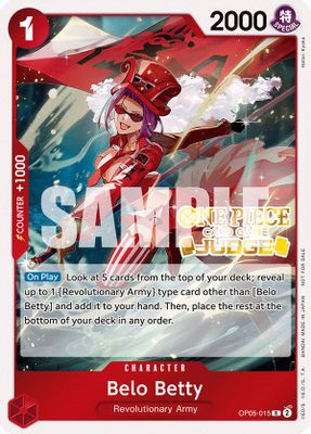 Belo Betty OP05-015 card