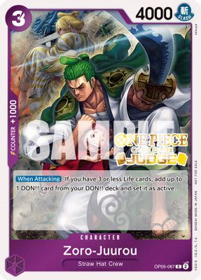 Zoro-Juurou OP05-067 card
