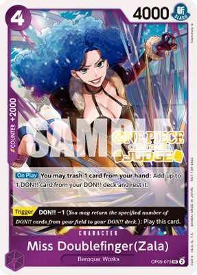 Miss Doublefinger OP05-073 card