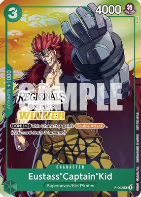 Eustass"Captain"Kid P-003 card
