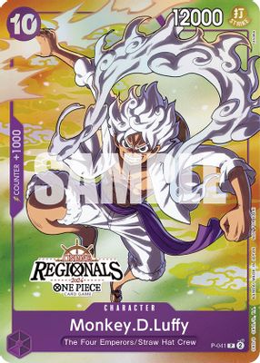 Monkey.D.Luffy P-041 card
