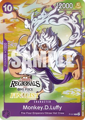 Monkey.D.Luffy P-041 card
