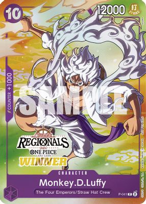 Monkey.D.Luffy P-041 card