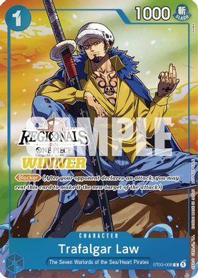 Trafalgar Law ST03-008 card