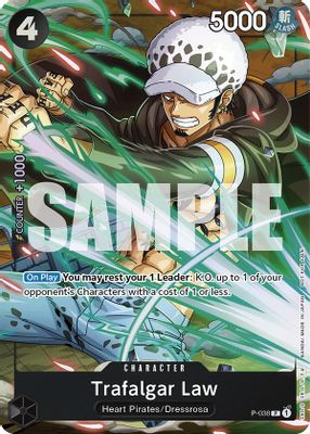 Trafalgar Law P-038 card