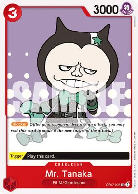 Mr. Tanaka OP07-008 card