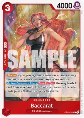 Baccarat OP07-010 card