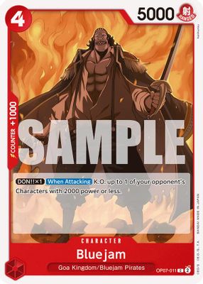 Bluejam OP07-011 card