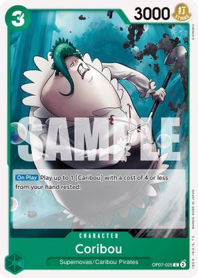 Coribou OP07-025 card