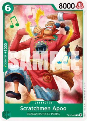Scratchmen Apoo OP07-028 card