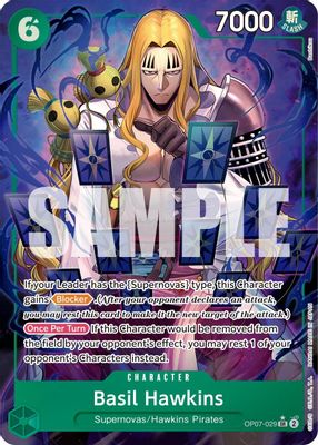 Basil Hawkins OP07-029 card