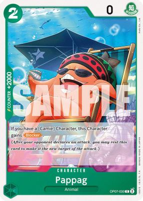 Pappag OP07-030 card