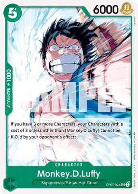 Monkey.D.Luffy OP07-033 card