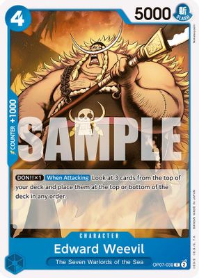 Edward Weevil OP07-039 card