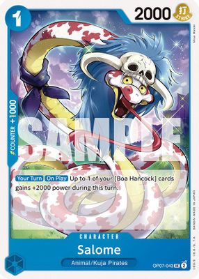Salome OP07-043 card