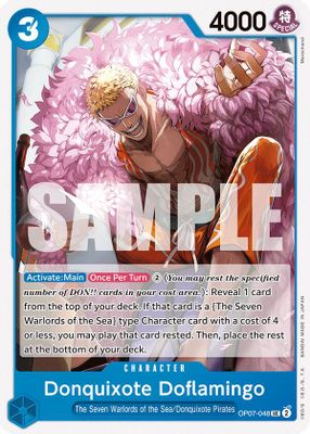 Donquixote Doflamingo OP07-048 card