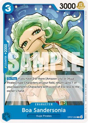 Boa Sandersonia OP07-050 card