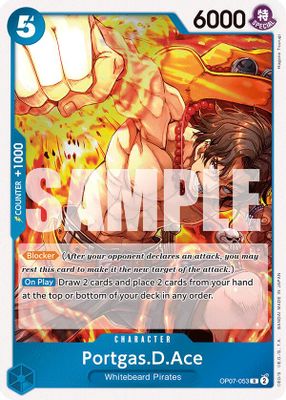 Portgas.D.Ace OP07-053 card