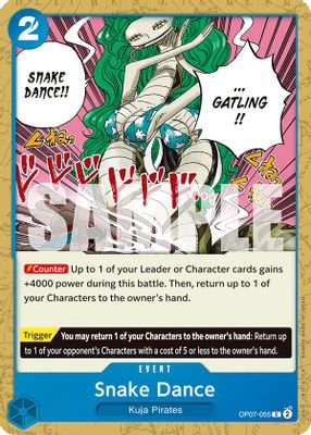 Snake Dance OP07-055 card